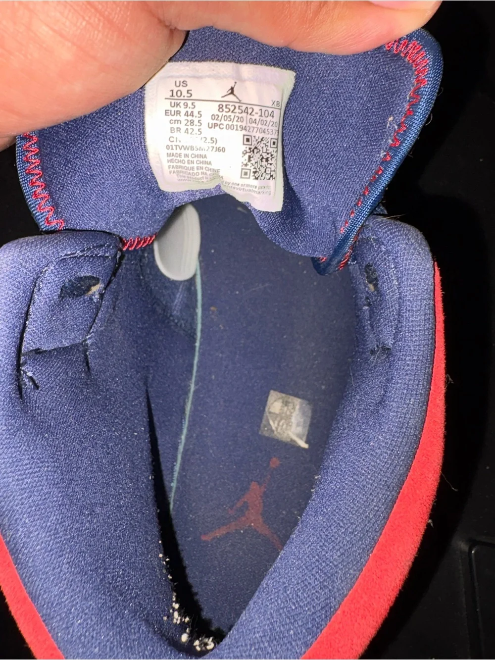 Jordan selling pair